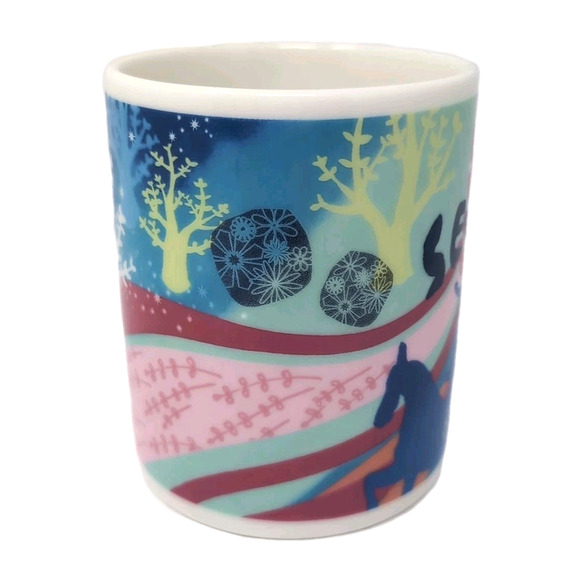 Starbucks SENDAI Coffee Mug Cup Samurai on Horse Old Logo Made in Japan 2010 - Picture 2 of 10